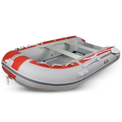 Fishika 370cm Kırmızı Alüminyum Taban Omurgalı Şişme Bot