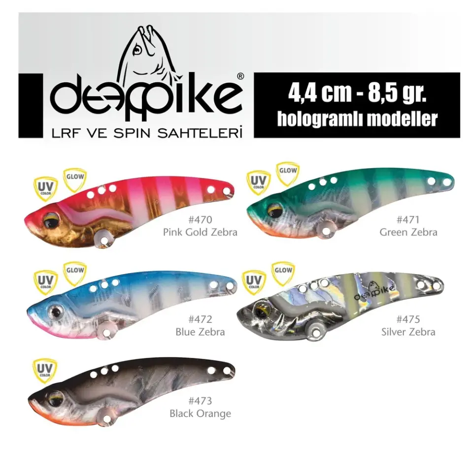 Deeppike Hologram | 4,4cm | 8,5gr | Vibrasyon